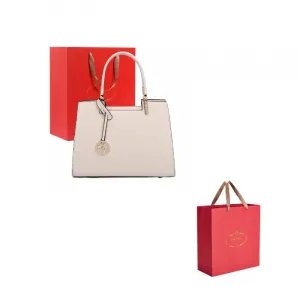 PAYOT Микрофиберовая искусственная кожаная сумка через плечо, Ecru