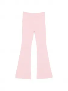 Ребристые расклешенные брюки BOMPARD, розовый