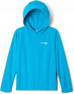 Columbia unisex-child Pfg Solar Stream худи, Ocean Blue