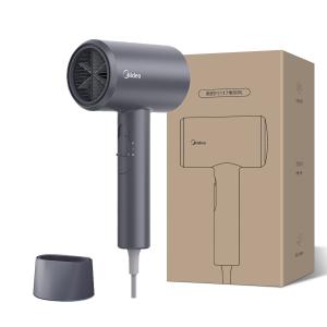 Фен Colorful Series с отрицательными ионами, бережный уход за волосами, холодный и горячий воздух, ионизирующий, FJ117 Midea, синий