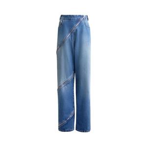 Брюки Alaïa Spiral Pants 'Bleu Vintage'