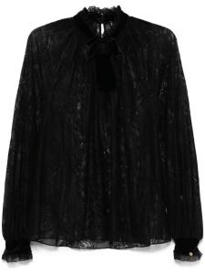 Кружевная блузка NISSA, черный
