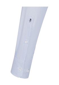 Рубашка деловая, стандартного кроя, длинные рукава, воротник Кент, мужская seidensticker, светло-синий