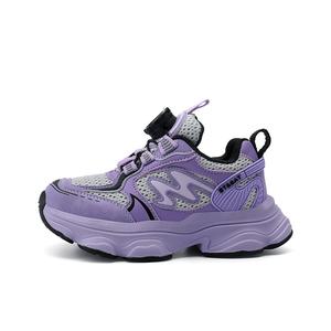 Антиударные износостойкие легкие амортизирующие увеличивающие рост детские повседневные кроссовки Kids' ST&SAT, фиолетовый