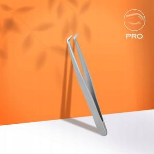 Сталекс, Пинцет для наращивания ресниц, широкие скошенные края, Pro Expert TE-10/12, STALEKS