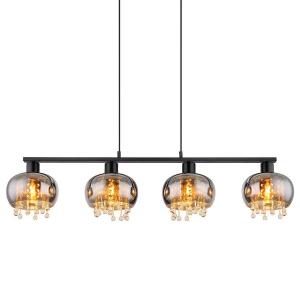 Подвесной светильник Globo Lighting Corry Typ B, цветное стекло/железо - 4 лампы