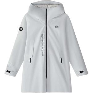 Пуховик ouXunsai,lianmingkuan полупрозрачные занавески gray для подростков FILA KIDS, серый