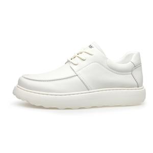 Romon Мужские повседневные кроссовки низкие желтые белые всесезонные, цвет White All-Season