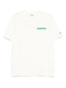 Футболка из хлопка Formentera MC2 Saint Barth, нейтральный