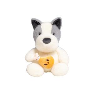 Очаровательная плюшевая игрушка Dazed Chicken Drumstick Dog, высота 25см/35см Fat Fat Dragon, серый