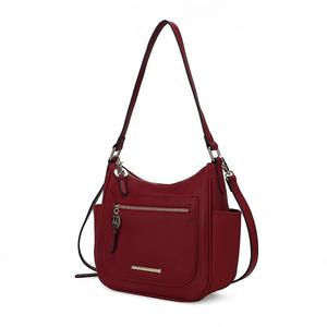 Коллекция Mkf Wally Vegan Кожаная сумка-хобо Сумка через плечо через плечо от Mia K MKF Collection, красный