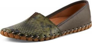 Женские мокасины Spring Step Kathaleta из премиальной кожи - удобные балетки с мягкой стелькой, резиновой подошвой и элегантной строчкой, мультиколор