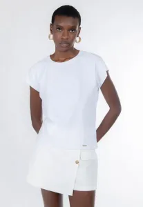 Базовая футболка с закругленным краем сзади Influencer, White