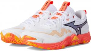 Кроссовки Mizuno Wave Momentum 4 Elite, цвет White/Fiery Coral