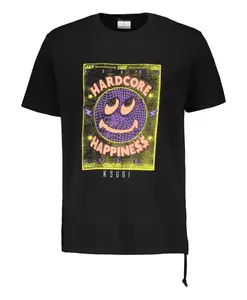 Хлопковая футболка с принтом Ksubi, черный