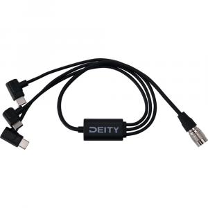 Deity Microphones SPD-HR3U 4-Pin Hirose to Triple DTS0287D64