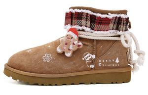Угги UGG Classic Mini II с звуздным декором, коричневый