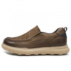 GOG Мужские повседневные кеды низкие хаки хаки 6 см, цвет Khaki 6cm-L 1324431-4XAP