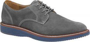 Мужские туфли Johnston Murphy Upton с гладким носком из кожи на шнуровке Johnston & Murphy, серый