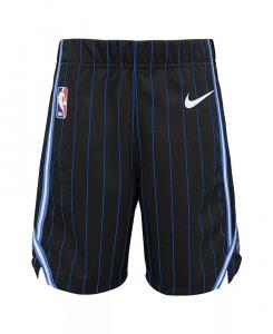 Шорты-реплики Orlando Magic Icon для маленьких мальчиков и девочек черного цвета Nike