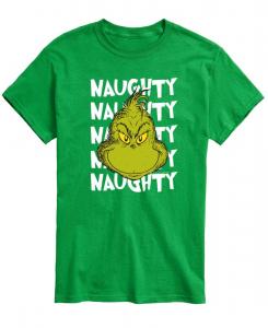 Мужская футболка с круглым вырезом и графическим изображением "Озорного Гринча" AIRWAVES, Green