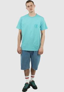 Футболки с принтом HANS DEN SKATER Homeboy, синий