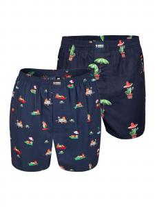 Happy Shorts Боксеры 'HAPPY' в цвете Marine Blue