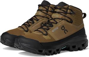 Походная обувь On Men's Cloudrock Mid Waterproof, Hunter/Black