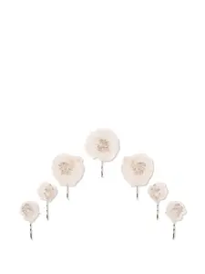 Набор Chantrell из семи невидимок Jennifer Behr, белый