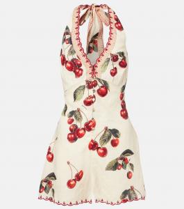 Льняной комбинезон с принтом Заметки с дороги Camilla, Notes From The Road