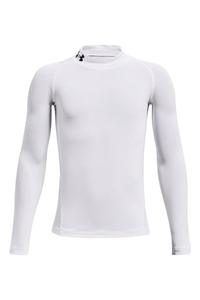 Молодежная футболка с длинными рукавами и имитацией брони Heat Gear Armor Under Armour, белый