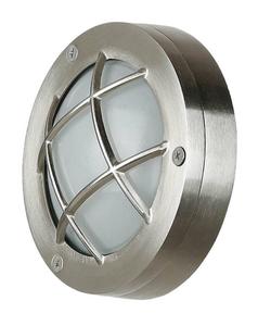 Настенный светильник Licht-Erlebnisse AGIA, серый металлик - серебристый - прозрачный