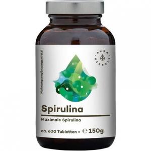 Спирулина Прессованные морские водоросли 600 таблеток 150 г, Aura Herbals
