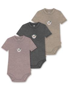 Комбинезон/боди normani Tihoi, бежевый/коричневый/антрацит