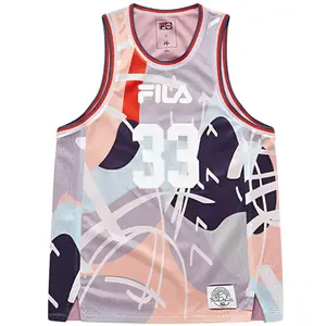 FILA FUSION Женская спортивная майка Orange Purple