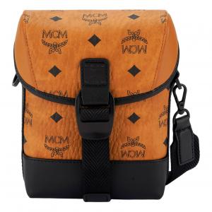 Кожаная наплечная сумка через плечо MCM для женщин