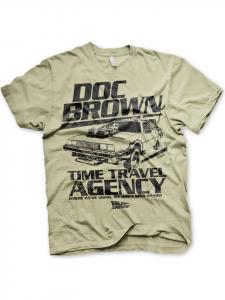 Футболка цвета хаки Back To The Future