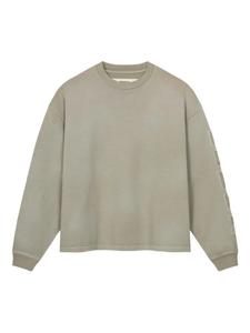 Толстовка с графичным принтом ROUGH., зеленый