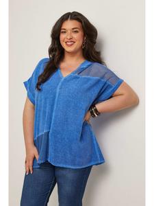 Блузка Curvy Lady, синий