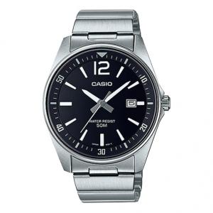 Часы CASIO Male DRESS Japan / South Korea Fashion Quartz Silver Analog, серебряный