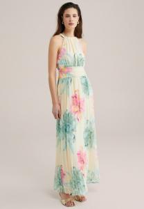 Платье макси WE Fashion, светло-желтый