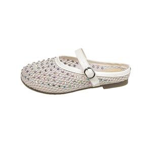 Женские сандалии с закрытым носком, устойчивые к истиранию и скольжению WUJI, Beige