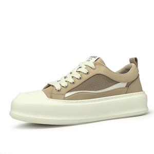 Износостойкие дышащие низкие кроссовки для скейтбординга, увеличивающие рост, для мужчин Devanro, Black