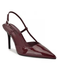 Женские туфли-лодочки Mianda на шпильке с ремешком Nine West, красный