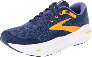 Мужские кроссовки Brooks Ghost Max Cushion для бега и ходьбы, нейтральная посадка, черный/синий