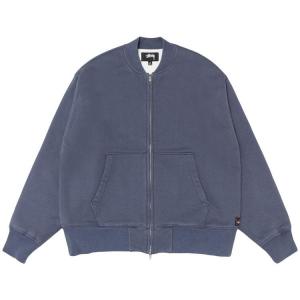 Толстовка Stussy Thermal Lined Fleece Zip, Faded Blue