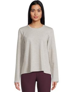 Женская полосатая уютная махровая водолазка Eileen Fisher, Dark Pearl