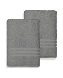 Набор банных полотенец denzi из 2 предметов Linum Home, Dark Grey