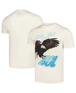 Мужская футболка Billy Idol Natural из натуральной кожи Manhead Merch, тан/бежевый