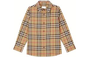 Детская рубашка Burberry, Желтый
